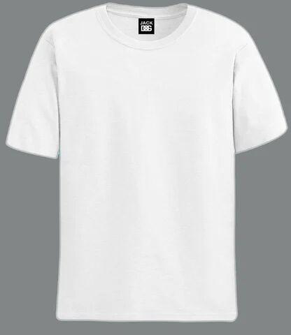 White Plain T Shirt, Occasion : Casual Wear
