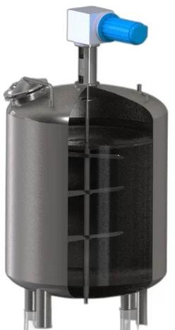 Stainless Steel Industrial Liquid Mixing Tank, Color : Black