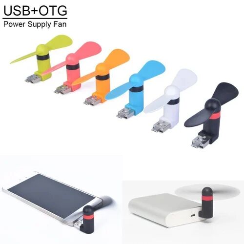 Plastic Mobile USB Fan