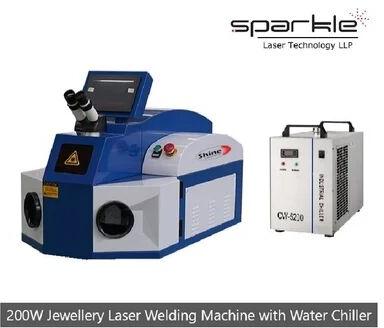 Sparkle Jewellery Laser welding Machine, Rated Power : 200W
