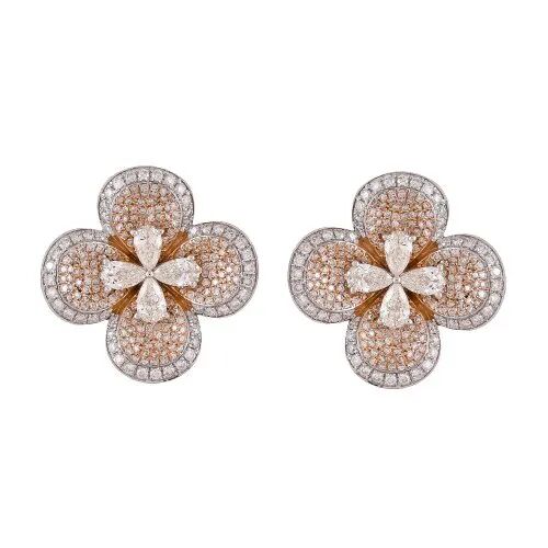 Marquise Pear Diamond Modern Earrings