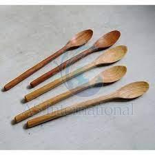 Brown Designer Shape Plain Wooden Spoon, for Home, Restaurant, Specialities : Fine Finish