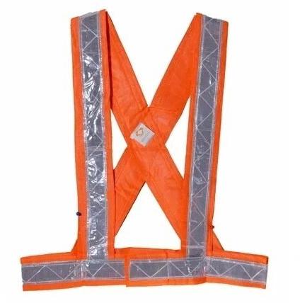 Polyester Safety Cross Belt, For Traffic Control, Size : Xl