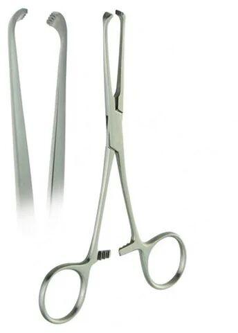 SS410 Allis Tissue Forcep, Overall Length : 6inch