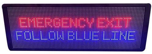 Industrial Emergency Exit LED Display, Size : 13X6X18inch