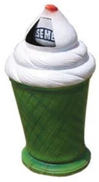 SSR FRP Ice Cream Dustbin, Capacity : 65 Liter