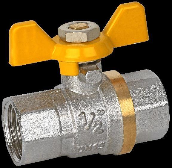 brass butterfly ball valve