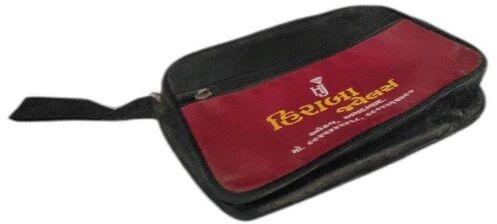 Black Red Rectangular Polyester Pouch Bag, for Jewellery, Capacity : 1L