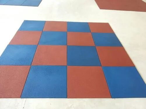 EPDM Rubber Flooring, Color : Blue