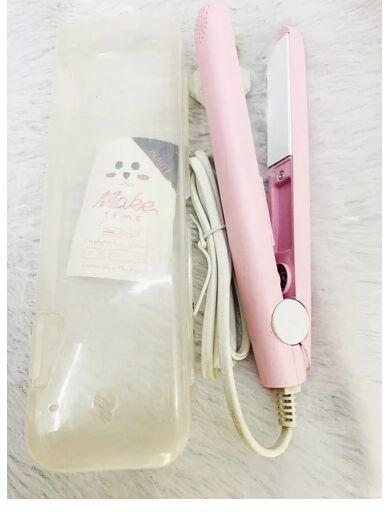 Pink Plastic Mini Hair Straightener