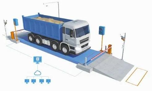 Electric Mild Steel Unmanned Weighbridge System, For Loading Heavy Vehicles, Size : 7x3m To 18x3m