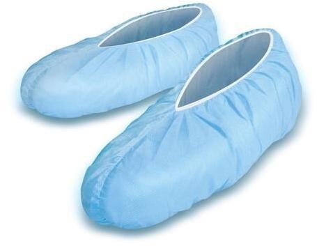 Polypropylene Disposable Shoe Cover, Color : Blue