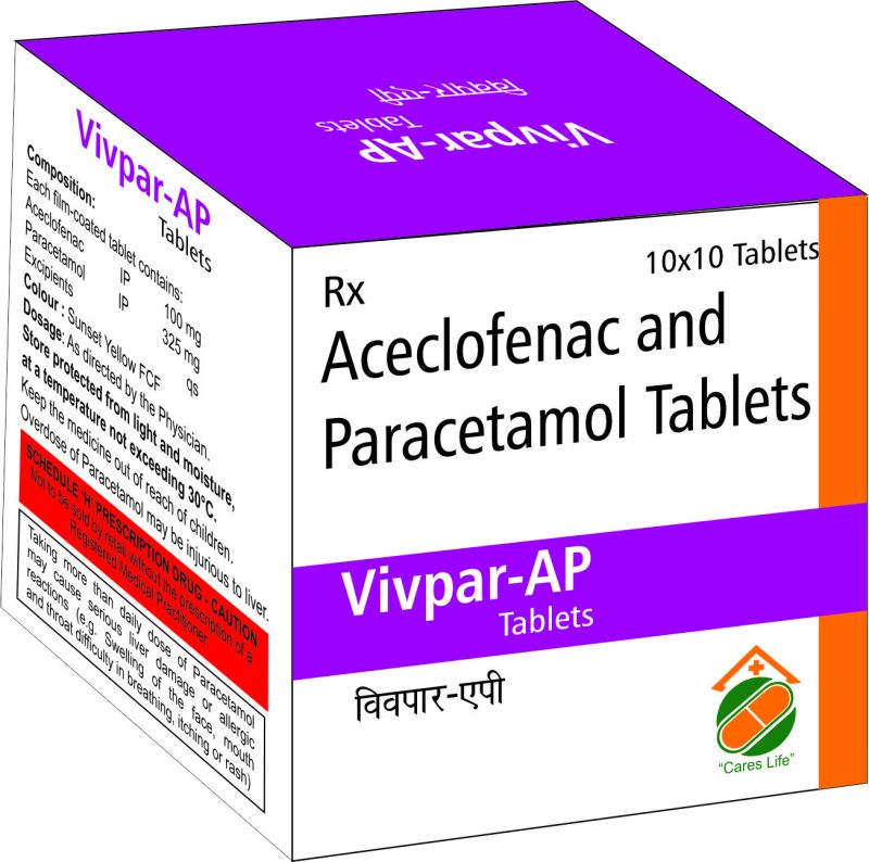 Tablets. Vivpar-ap Tablet, For Clinical, Personal, Medicine Type : Pharmaceutical