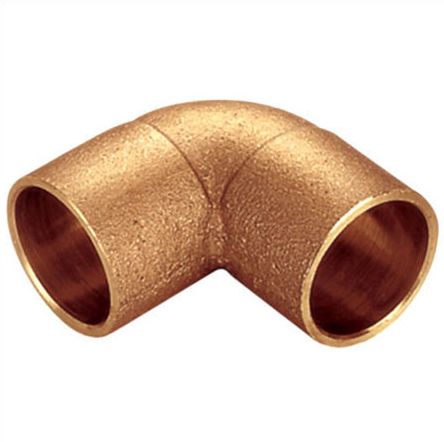 Metallic Round Shape Polished Aluminium Bronze Elbow, for Fittings, Feature : High Quality