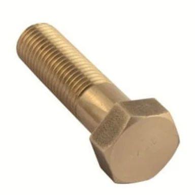 Metallic Round Shape Polished Aluminium Bronze Hex Plug, for Fittings, Feature : High Quality