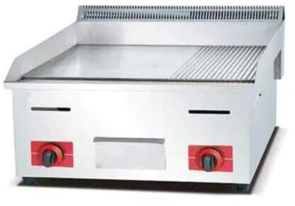 Gas Griddle, Color : Silver