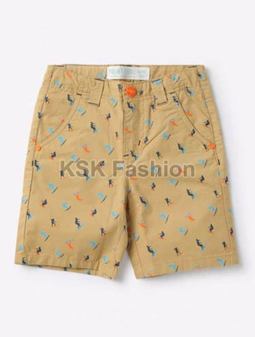 Cotton Boys Printed Shorts, Gender : Male