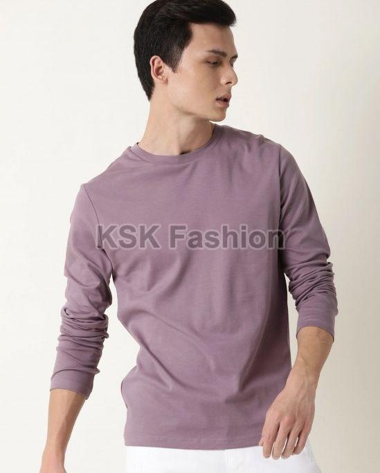 Mens Plain Full Sleeve T-Shirt