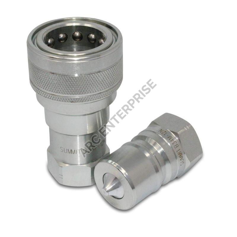 Polished Stainless Steel Hydraulic Coupler, for Pneumatic Connections, Gas Pipe, Speciality : High Strength