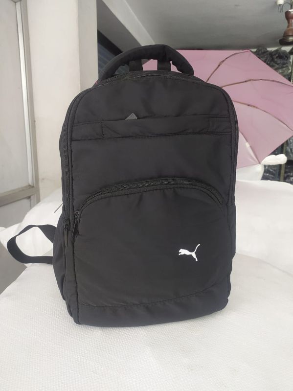 Black Polyester School Backpack, For College, Office, Style : Shoulder Bag