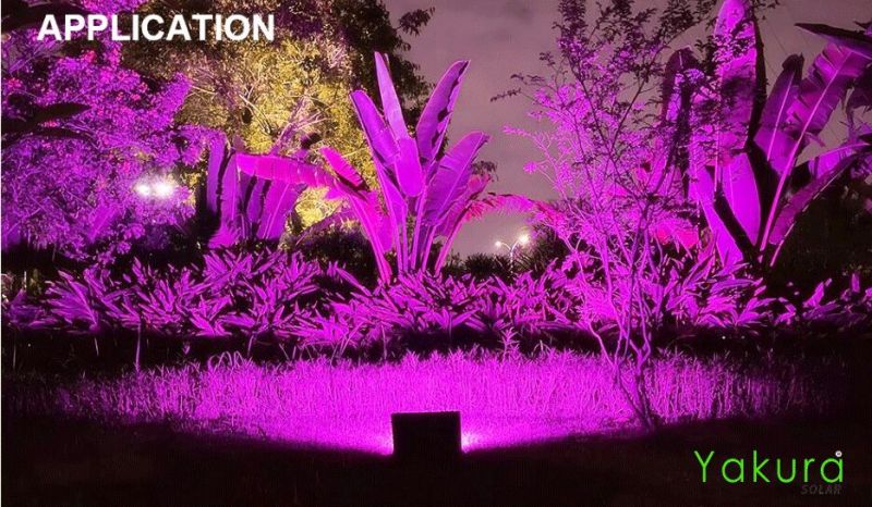 Yakura Solar Portable Solar Flood Light 100W RGB