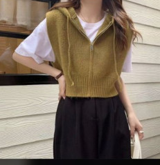 Wool Ladies Sleeveless Sweater, for Winter, Specialities : Comfortable