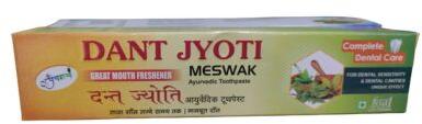 Natural 100 gm Dant Jyoti Miswak Toothpaste, for Oral Health, Teeth Cleaning