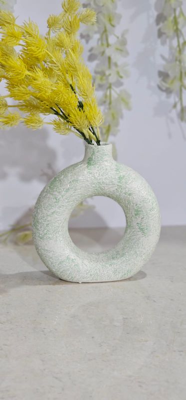 6 Inch Green Ring Flower Pot