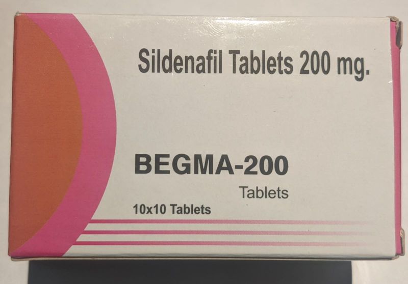Alpha Pharmaceuticals Begma 200 Tablets, For Erectile Dysfunction, Prescription : Non Prescription