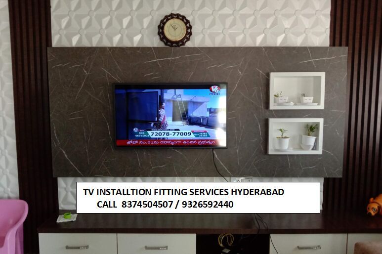 TV WALL MOUNT INSTALLATION SERVICES in Hyderabad Service Provider of Tv Stands & TV Wall Mount