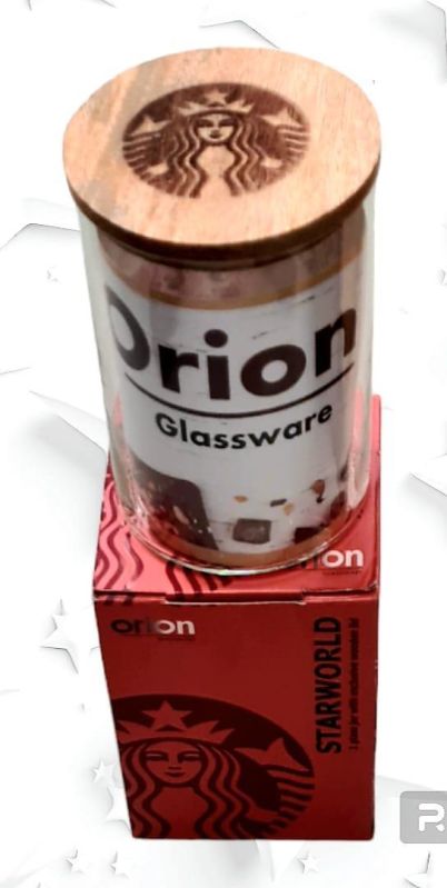 Transparent Star World Big Glass Jar, for Pluses Storage, Shape : Round