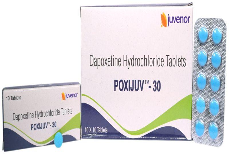 Dapoxetine Hydrochloride 30mg Tablets