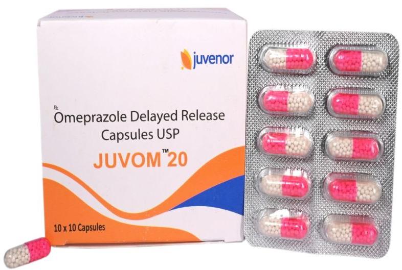 Omeprazole Delayed Release 20mg Capsules