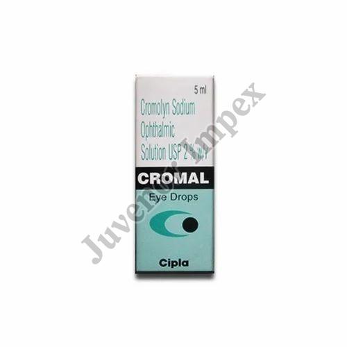 Liquid Plastic Cromal Eye Drop, for Hospital, Clinical Personal, Packaging Size : 5 ml