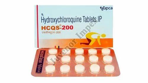 HCQS 200mg Tablet, for Hospital, Clinical Personal, Packaging Type : Blister