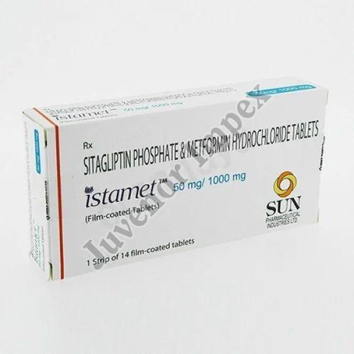 Istamet 50mg Tablet, for Hospital, Clinical Personal, Packaging Type : Blister