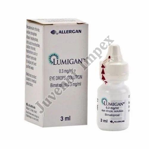 Liquid Plastic Lumigan Eye Drop, for Hospital, Clinical Personal, Size : 3 ml