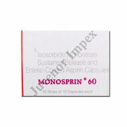 Monosprin 60mg Capsule, Packaging Type : Alu/Alu