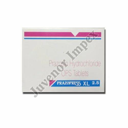 Prazopress XL 2.5mg Tablet, for Hospital, Clinical Personal, Packaging Type : Blister