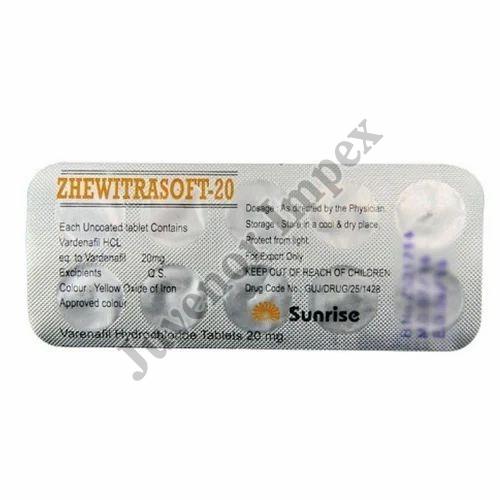 Zhewitra Soft 20mg Tablet, for Hospital, Clinical Personal