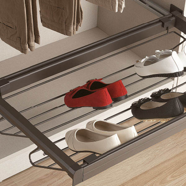 Polished Metal Plain Wardrobe Shoe Rack, Feature : Attached Mirror, Durable, Dust Resistance, Fine Finished