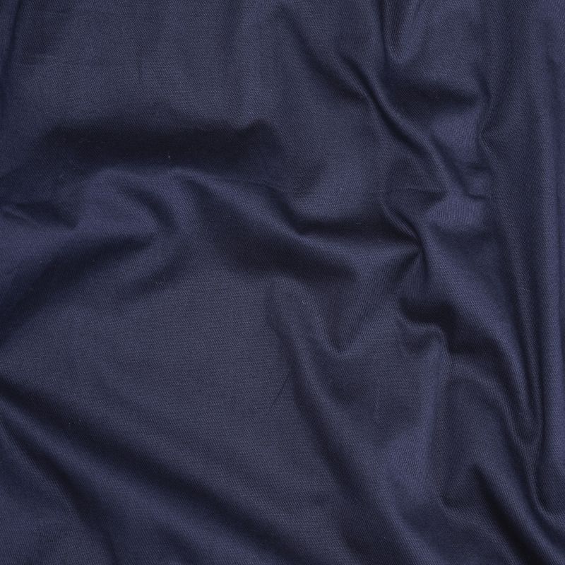 Mens Cotton Navy Blue Plain Shirt