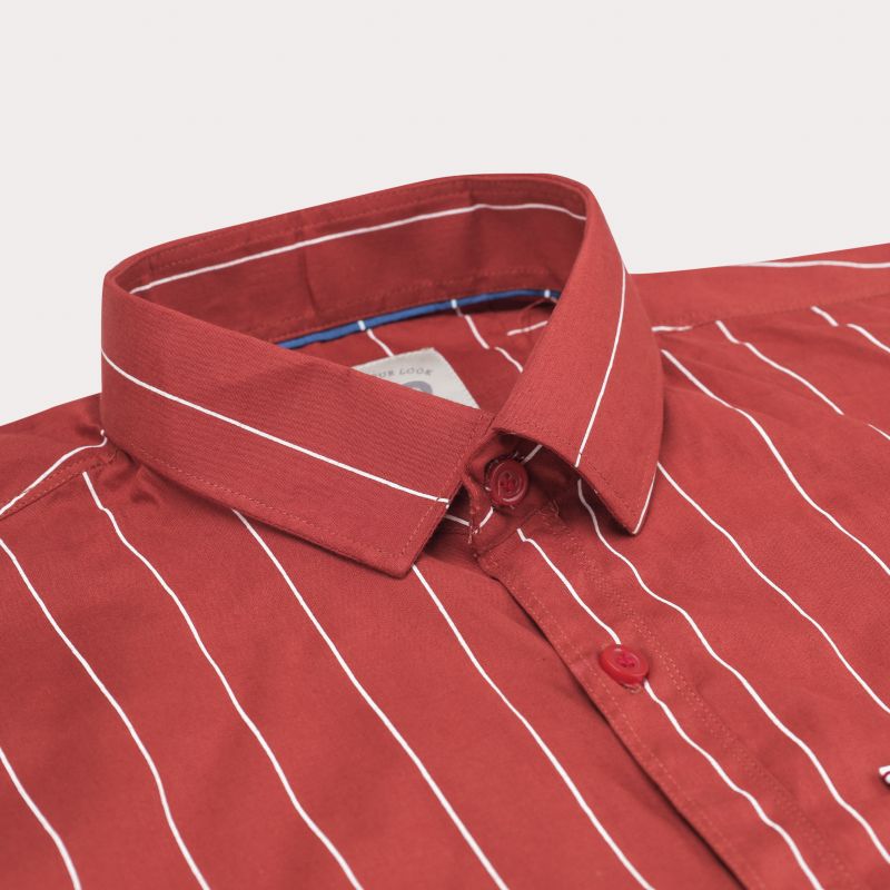 Mens Cotton Red Lining Shirt