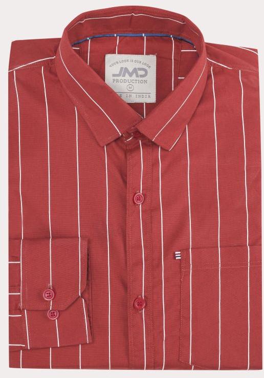 Mens Cotton Red Lining Shirt