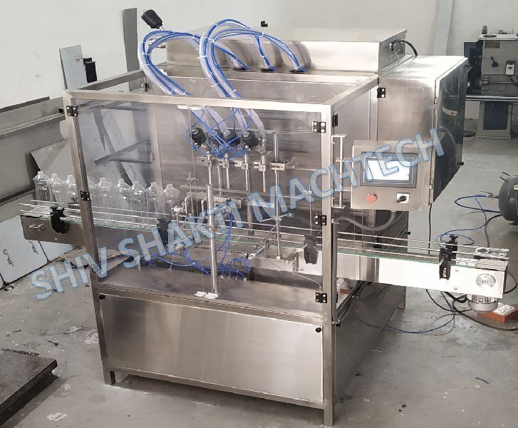 Automatic 220V Three Head Gear Pump Filling Machine, for Free Flowing Liquid, Packaging Type : Wooden Box