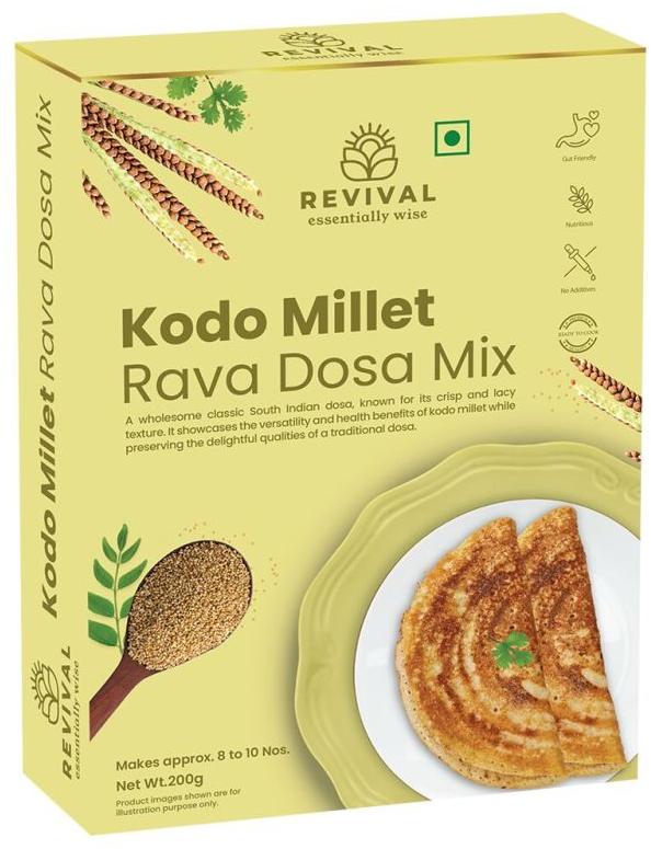 Kodo Millet Rava Dosa Mix, Certification : FSSAI