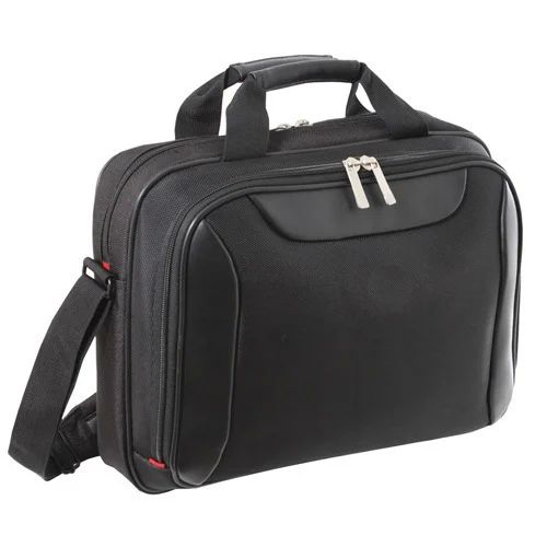 Black Plain Nylon Executive Bag, Closure Type : Zipper