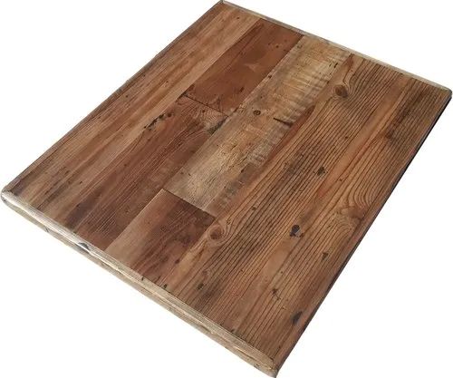 Brown Rectangle Wooden Table Top, for Restaurent, Hotel, Home