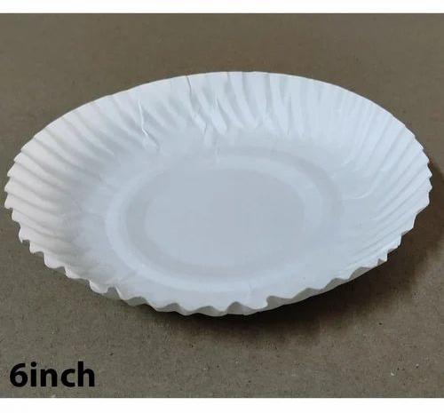 6 Inch Disposable Round Paper Plate