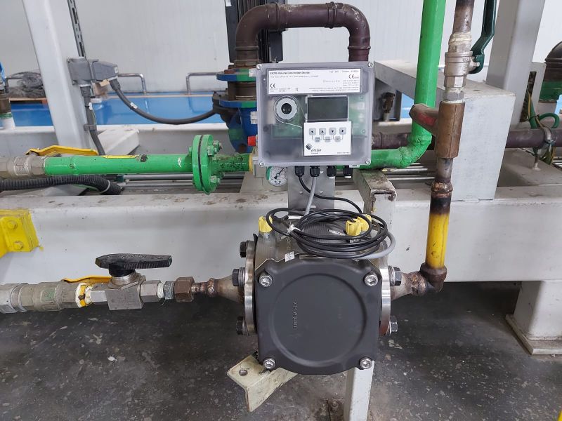 Manual Electric Powder Coated gas flow meter, Voltage : 220V